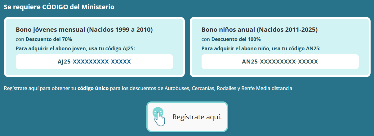 Descripción códigos